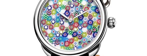 millefiori watch hermes|How Hermès Transforms Crystal Into The Colorful Dial Of The .